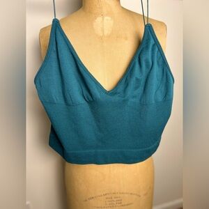 Free People women’s teal bralette medium